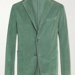 Boglioli Slim-Fit Unstructured Stretch-Cotton Corduroy Blazer